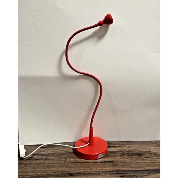 IKEA JANSJO Red Lamp Moveable/Adjustable Desk Lamp Art Deco Tested-Works - Picture 3 of 10